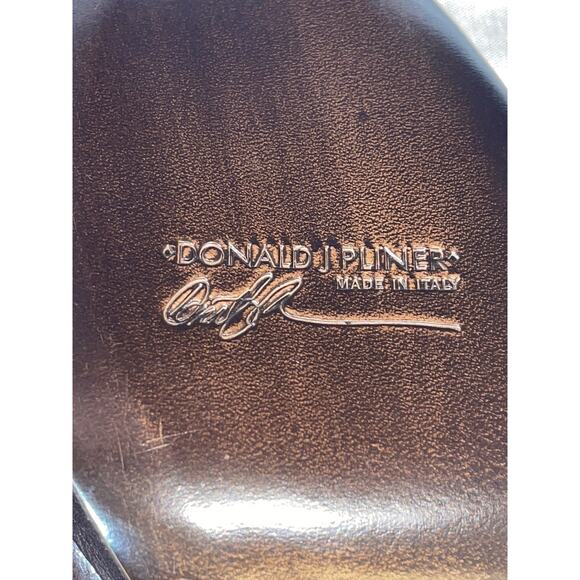 Donald‎ Pliner Espresso Ostrich Heels - Size 9 1/2 M - New Without Box - Picture 10 of 14